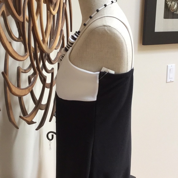 HOST PICK 🎉💕🎉PRICE LOWERED…NWT lovely Pre’ Black/White Party Dress SZ L - Picture 5 of 5
